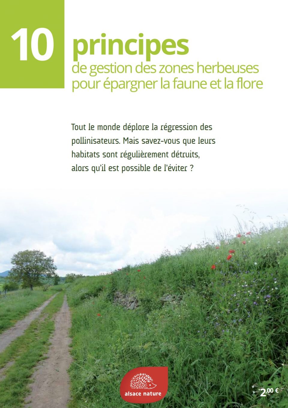 10 principes de gestion des zones herbeuses pour épargner la faune et la flore