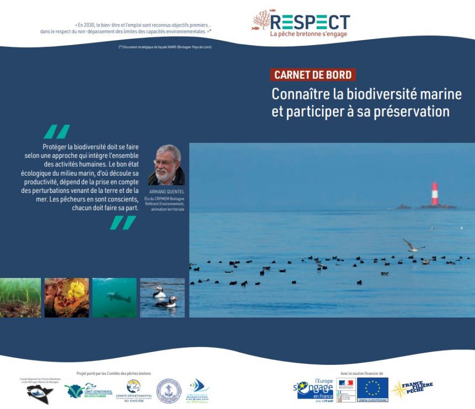 Carnet de bord - Connaître la biodiversité marine et participer à sa préservation