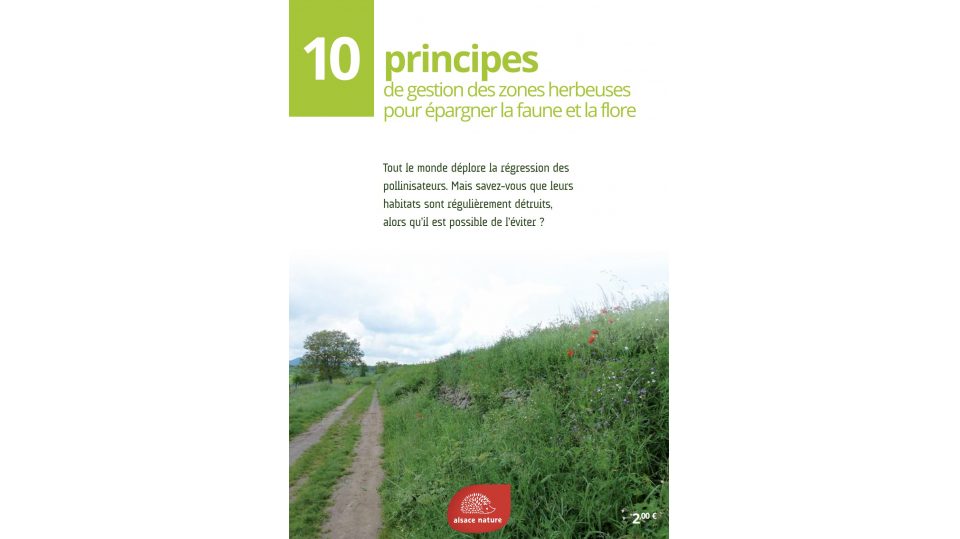 10 principes de gestion des zones herbeuses pour épargner la faune et la flore