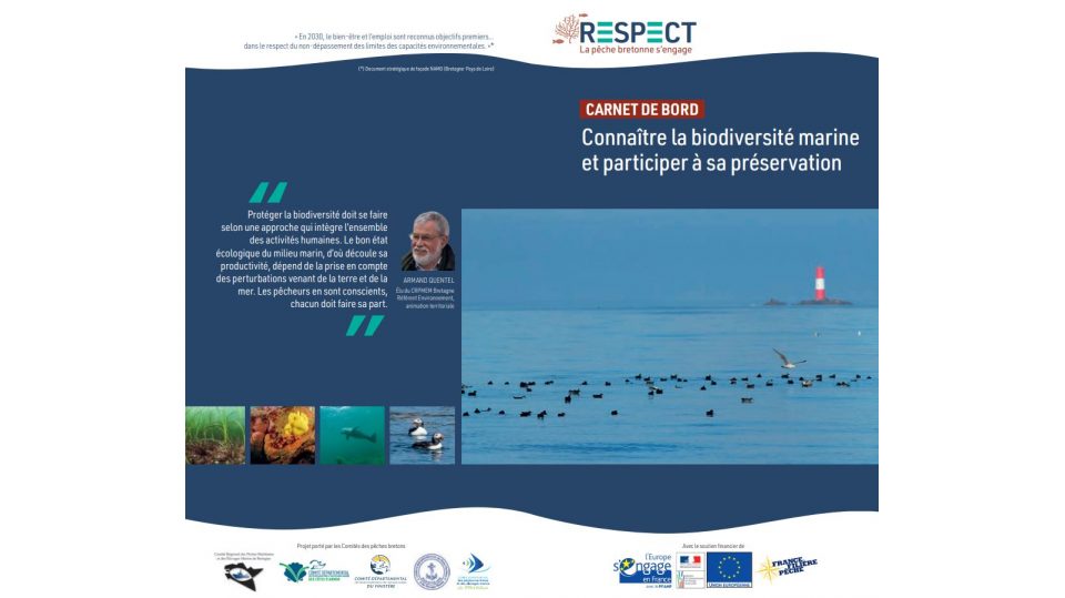 Carnet de bord - Connaître la biodiversité marine et participer à sa préservation